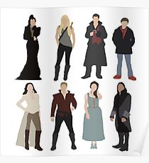 Póster Personajes principales OUAT