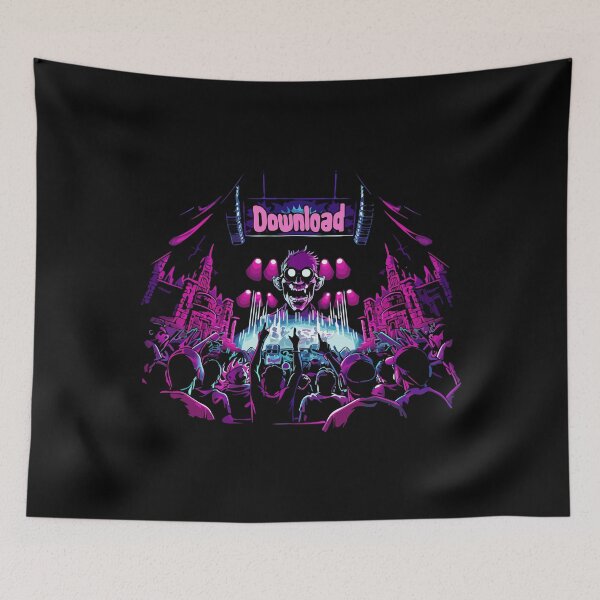 Item preview, Download Cyber Club - Dark Rock Rock'n'Roll Music Online Festival Design designed and sold by TheRealmWithin.