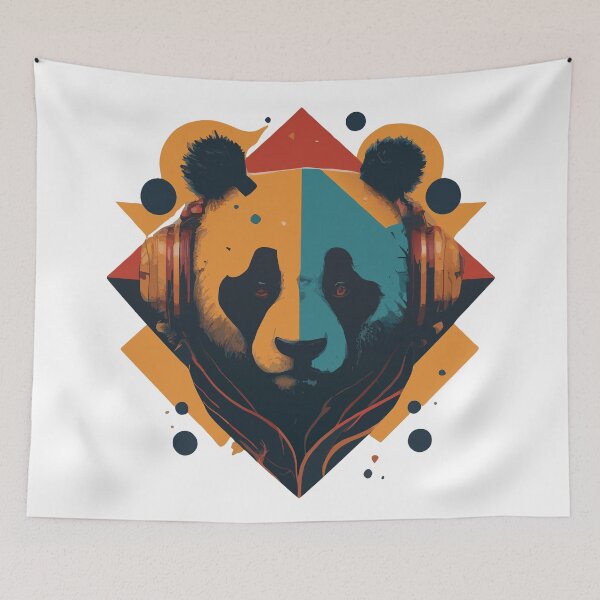 Item preview, Symphonic Panda: A Harmonious Blend of Nature and Music designed and sold by Designowner.