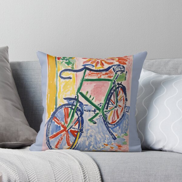 Item preview, Fauvist Romantic Love Dreams on Two Wheels- Paris Inspired Bike - A Captivating Tale of Elegance and Vivid Parisian Dreams designed and sold by OlfactoART Studio.