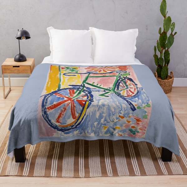 Item preview, Fauvist Romantic Love Dreams on Two Wheels- Paris Inspired Bike - A Captivating Tale of Elegance and Vivid Parisian Dreams designed and sold by OlfactoART Studio.