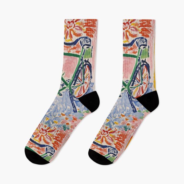 Item preview, Fauvist Romantic Love Dreams on Two Wheels- Paris Inspired Bike - A Captivating Tale of Elegance and Vivid Parisian Dreams designed and sold by OlfactoART Studio.