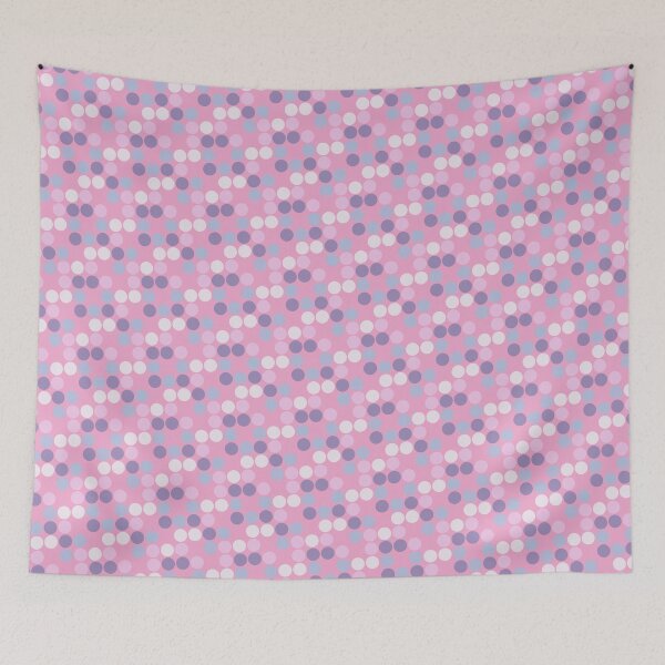 Item preview, Purple & Pink Circles Retro Polka Dots Consistent Collage designed and sold by Alchemy-A-La-G.