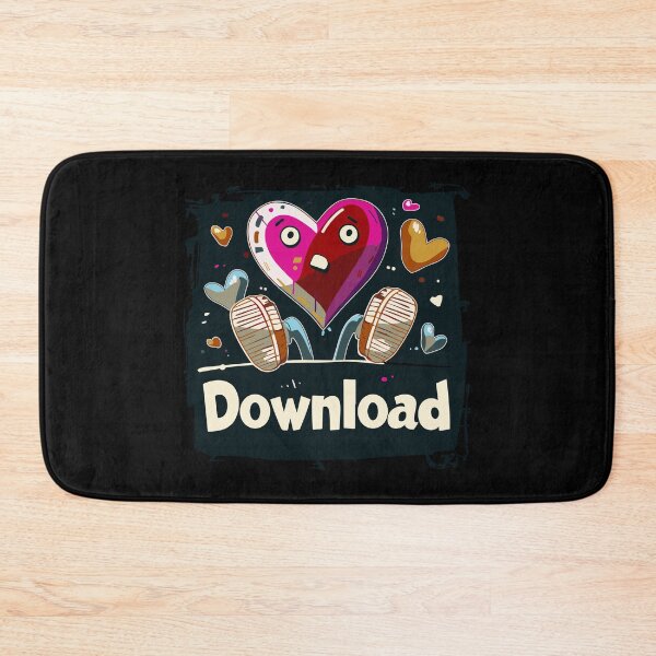Item preview, Download Heart Rock - Dark Rock Rock'n'Roll Music Online Festival Design designed and sold by TheRealmWithin.