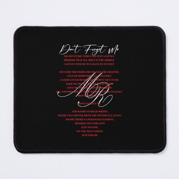 Item preview, Maggie Rogers Merch Don't Forget Me Lyric designed and sold by drawn-nana.