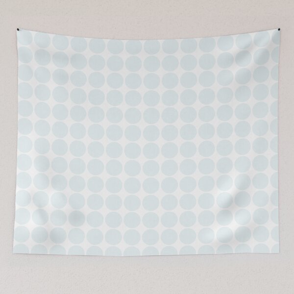 Item preview, Minimalistic blue dot pattern designed and sold by sleepylunasek.
