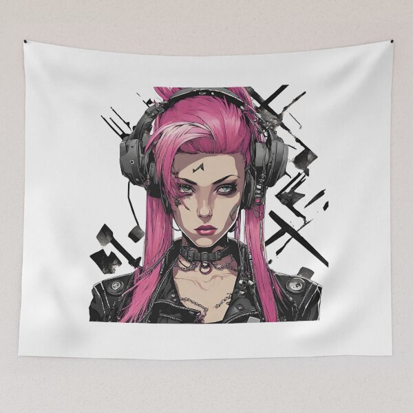 Item preview, Scifi punk chick 3 designed and sold by LorenzoArtZa.