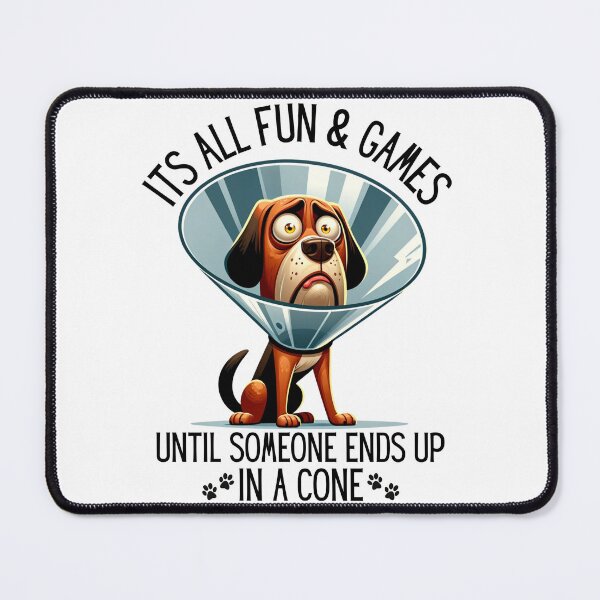 Item preview, It's All Fun & Games Until Someone Ends Up In A Cone designed and sold by BeansHotTees.