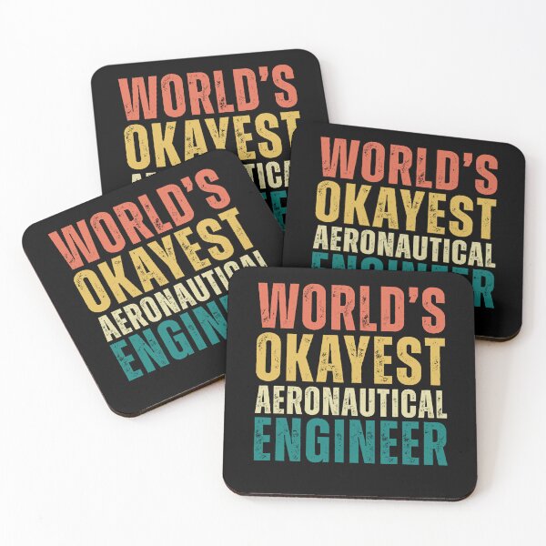 Item preview, Retro Worlds Okayest Aeronautical Engineer designed and sold by kamrankhan.