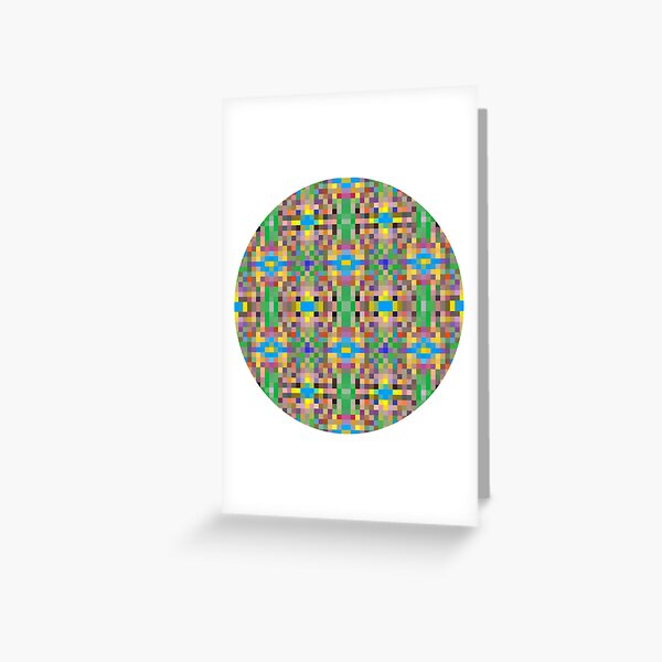 pattern, tracery, weave, template, routine, stereotype, gauge, mold Greeting Card