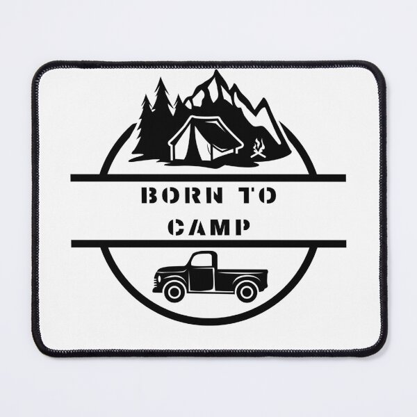 Item preview, Title: Hill Yeah! Born to Camp Adventure Awaits designed and sold by clecticuk.
