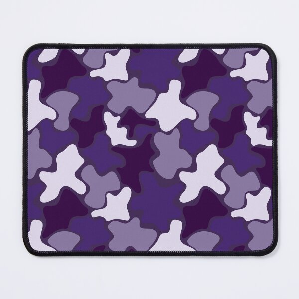 Item preview, Various Purples & White Blob Camouflage Consistent Collage designed and sold by Alchemy-A-La-G.