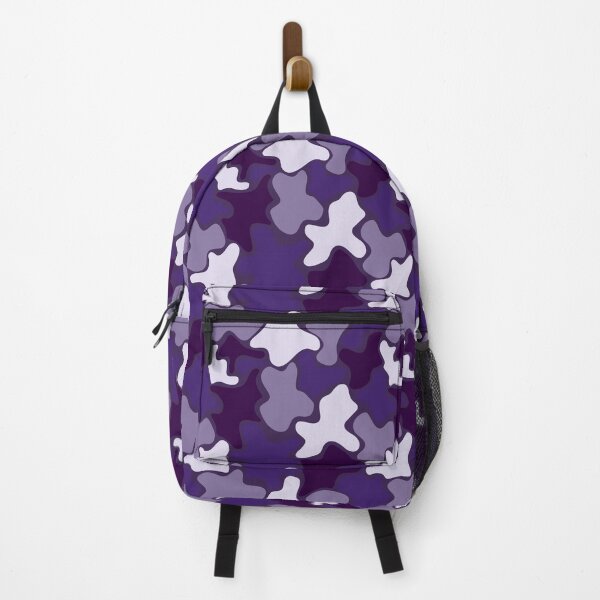 Item preview, Various Purples & White Blob Camouflage Consistent Collage designed and sold by Alchemy-A-La-G.