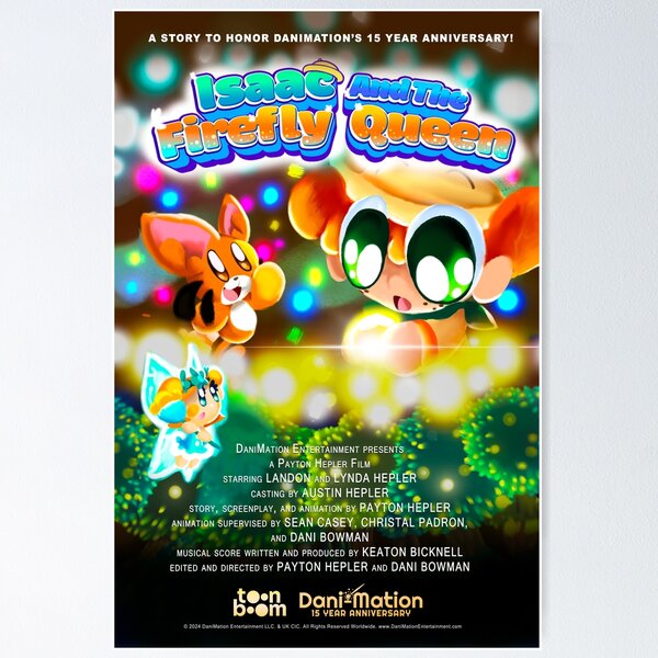 Isaac And The Firefly Queen Poster Poster