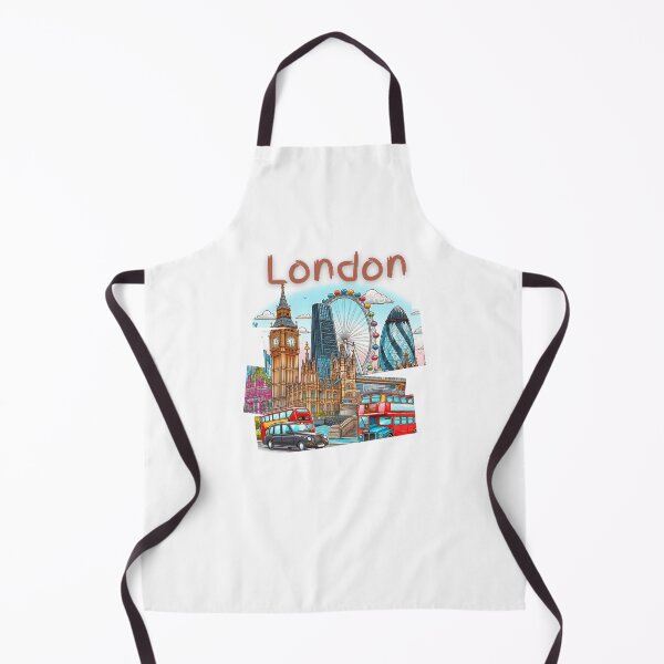 Item preview, London and London Eye  mixed cartoon style, double decker, Big Ben designed and sold by Coolparrotgirl.