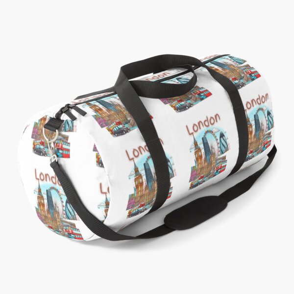 Item preview, London and London Eye mixed cartoon style, double decker, Big Ben designed and sold by Coolparrotgirl.