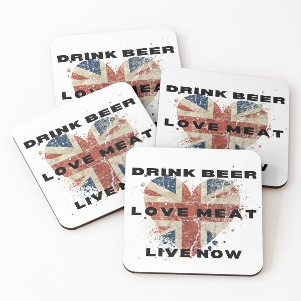 Item preview, Drink Beer Eat Meat Live Now designed and sold by boomtin99.