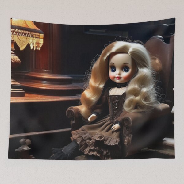Item preview, Beautiful Old Doll at the Stairway designed and sold by TheDarkWardrobe.