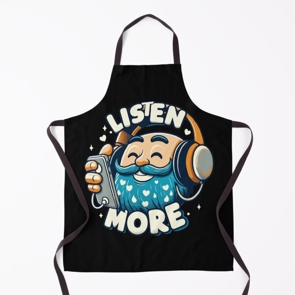 Item preview, Listen More: A Heartfelt Melody in Blue designed and sold by Designowner.