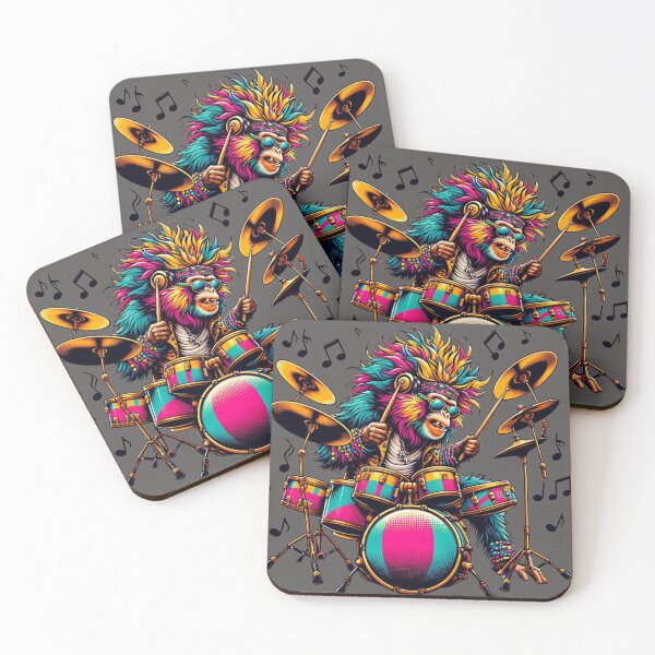Item preview, Eccentric Beats: The Flamboyant Rockstar Monkey designed and sold by Prosser87.