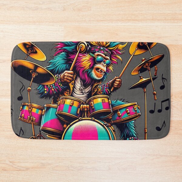 Item preview, Eccentric Beats: The Flamboyant Rockstar Monkey designed and sold by Prosser87.