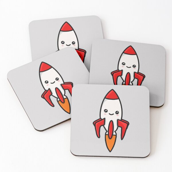 Item preview, Cute rocket ship  designed and sold by Skatehaliak.