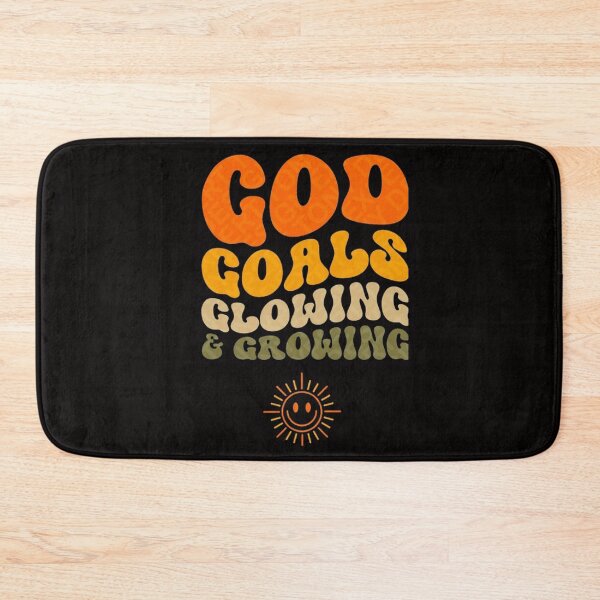 Item preview, God Goals Glowing Growing, gift idea , funny gift  designed and sold by masteryStore.