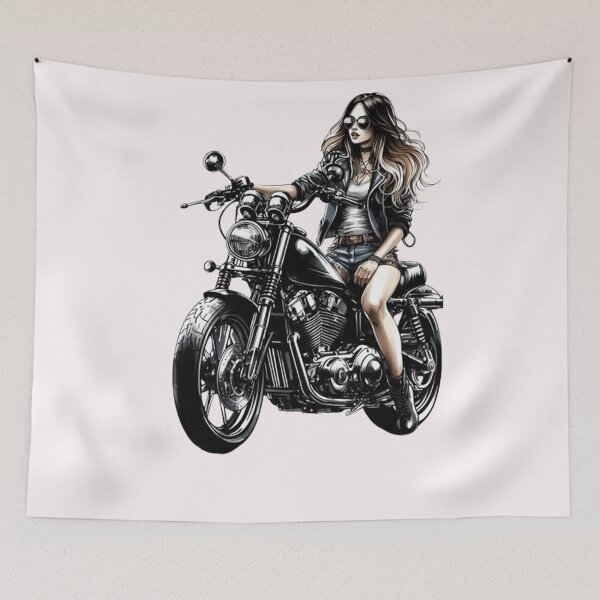 Item preview, "Biker Rebels: The Feminine Elegance" designed and sold by CHRIST5000.