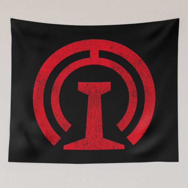 Item preview, North Korean State Railway Trains Vintage Effect Logo designed and sold by Maljonic.