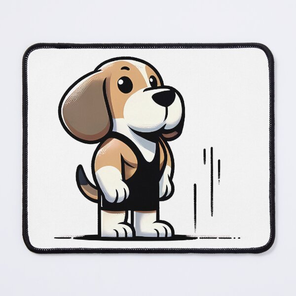 Item preview, Beagle Buff: Hitting the Gym in Style designed and sold by Purrformance.