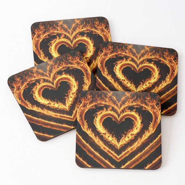 Item preview, Flaming Heart designed and sold by Claude  Leblanc.