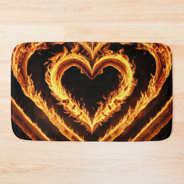 Item preview, Flaming Heart designed and sold by Claude  Leblanc.