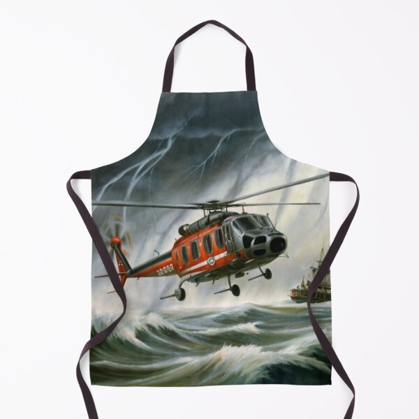 Item preview, Helicopter in a Ravenous Ocean Storm designed and sold by clay012303.