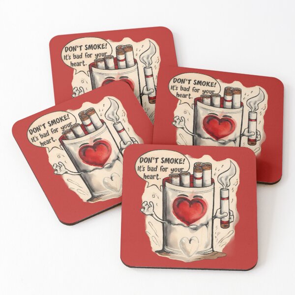 Item preview, Don't Smoke, It's Bad for Your Heart  designed and sold by @ndrys.