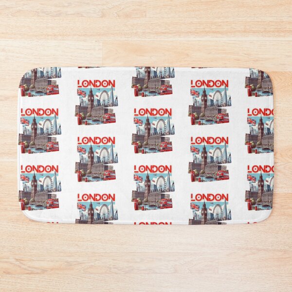 Item preview, London Big Ben, phone, postbox, red bus doubledecker London eye, The Shard designed and sold by Coolparrotgirl.