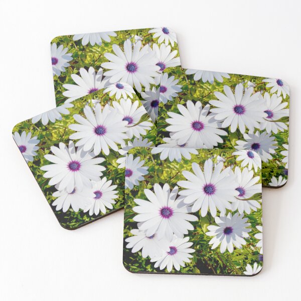 Item preview, "Radiant Blossoms: Big White African Daisies in Full Bloom" designed and sold by A-Work-Of-Art.