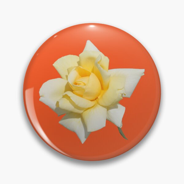 Item preview, A Pretty Yellow Rose on Orange designed and sold by STHogan2.