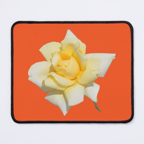 Item preview, A Pretty Yellow Rose on Orange designed and sold by STHogan2.