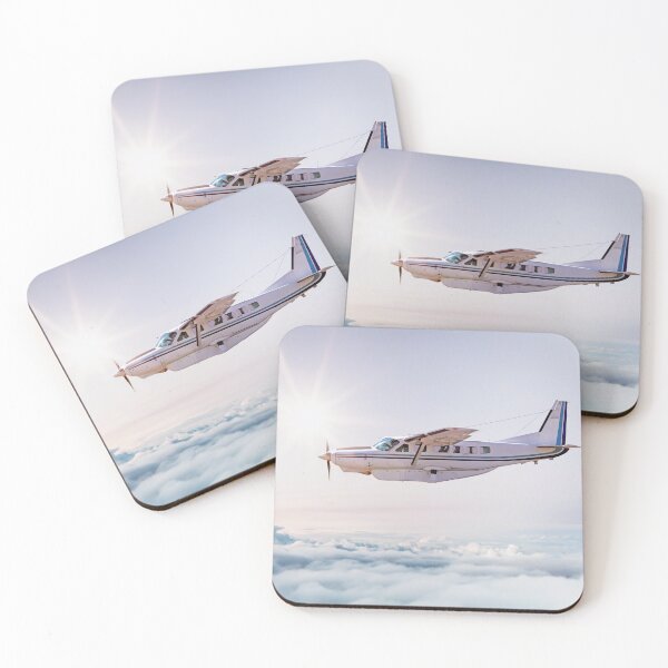 Item preview, Cessna Flying Above the Clouds With the Sun in the Background designed and sold by clay012303.