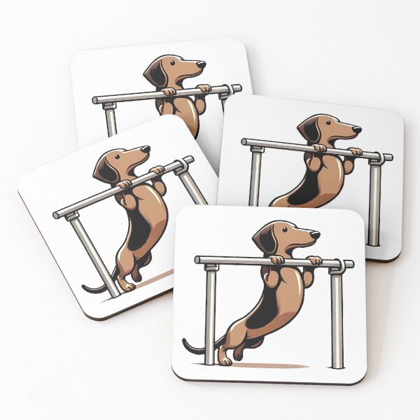 Item preview, Dachshund's Pull-Up Prowess designed and sold by Purrformance.