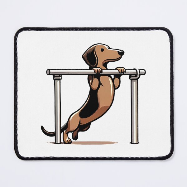 Item preview, Dachshund's Pull-Up Prowess designed and sold by Purrformance.