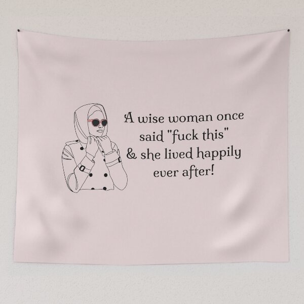 Item preview, A wise woman once said “fuck this" Profanity  designed and sold by lozchai.