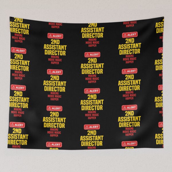 Item preview, 2nd Assistant Director Making Movie Magic Happen designed and sold by NermilioDesigns.