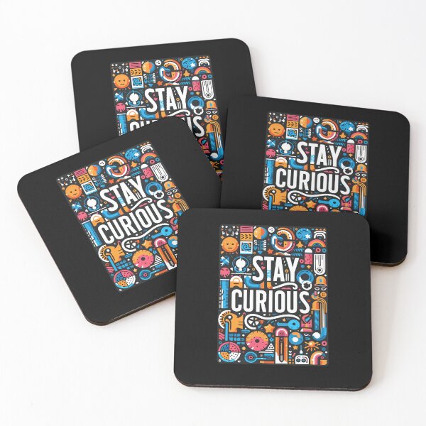 Item preview, Stay Curious: A Vibrant Exploration of Creativity designed and sold by Designowner.