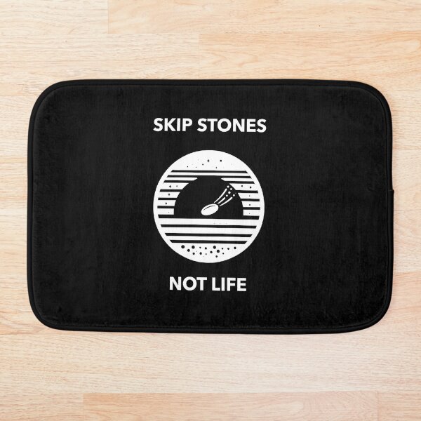 Item preview, Skip Stones Not Life, Stone Skimming Stone Skipping designed and sold by These_Prints.