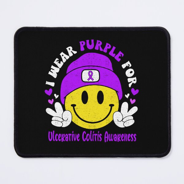 Item preview, I Wear Purple For Ulcerative Colitis Awareness, Ulcerative Colitis Awareness Month designed and sold by KatMercerr.