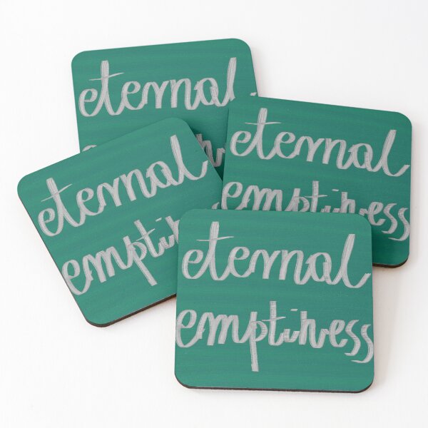 Item preview, ETERNAL EMPTINESS word art print designed and sold by nataliavandalia.