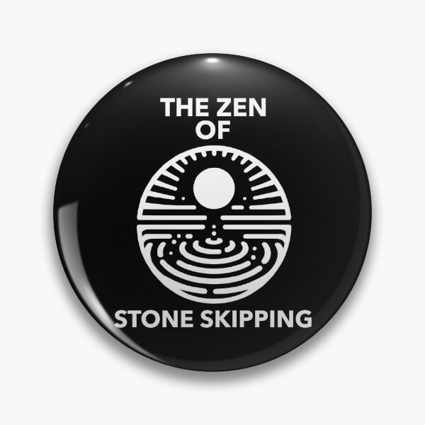 Item preview, The Zen of Stone Skipping, Stone Skimming designed and sold by These_Prints.