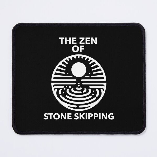 Item preview, The Zen of Stone Skipping, Stone Skimming designed and sold by These_Prints.