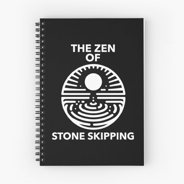 Item preview, The Zen of Stone Skipping, Stone Skimming designed and sold by These_Prints.